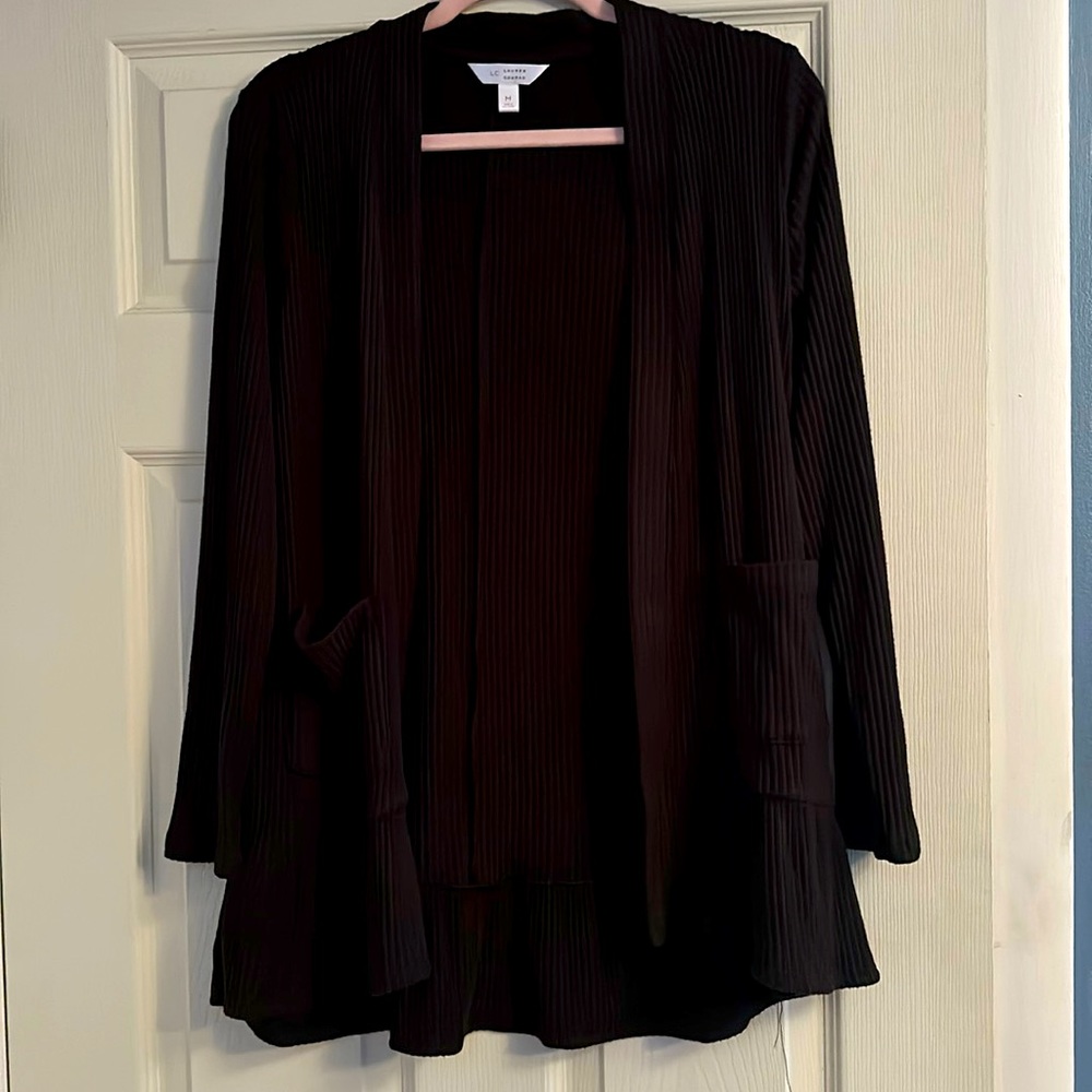 Lauren Conrad Black Pocket Cardigan